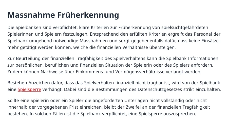 ESBK zum Sozialschutz: Nachweise über Einkommens- und Vermögensverhältnisse und Spielsperre bei fehlenden Unterlagen