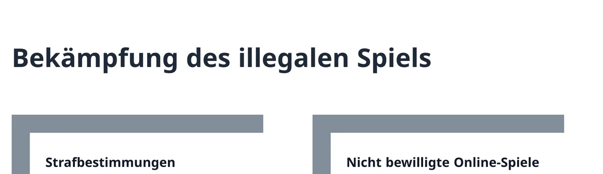 ESBK-Seite zur Bekämpfung des illegalen Spiels: dritte Sperrliste 2026 mit 3567 Einträgen