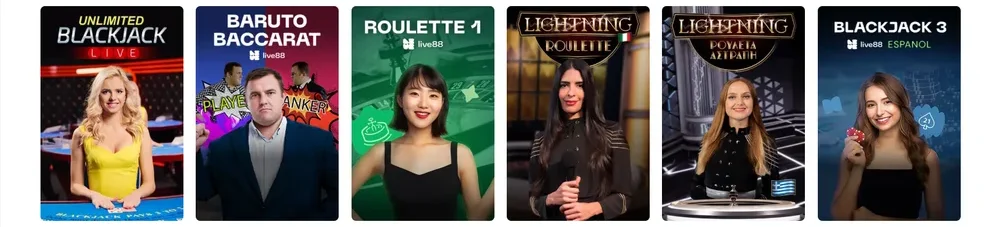 Live Casino Spiele mit Echtgeld Einsatz