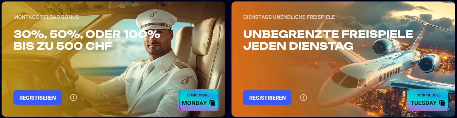 Aktuelle Jet4Bet Casino Aktionen, Promotionen und Bonus-Angebote