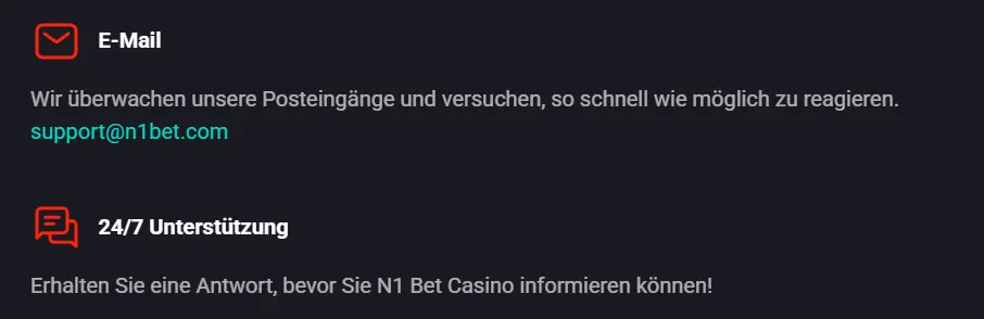 N1Bet Hilfezentrum: Support und FAQ für Casinospieler
