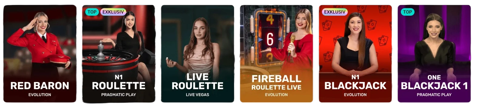 N1Bet Live Casino mit echten Dealern, Live-Roulette und Blackjack