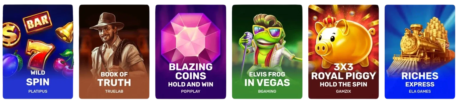 Top Online Spielautomaten und exklusive Slots im RollXO Casino