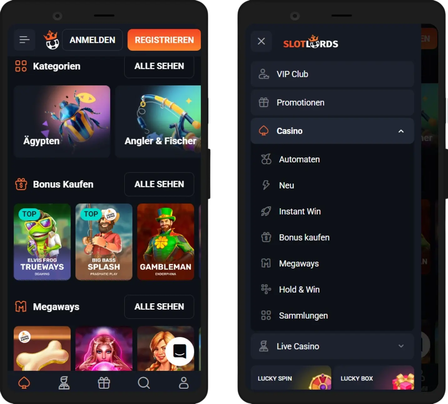 SlotLords Casino Mobile App – Optimierte Web-App für Smartphones