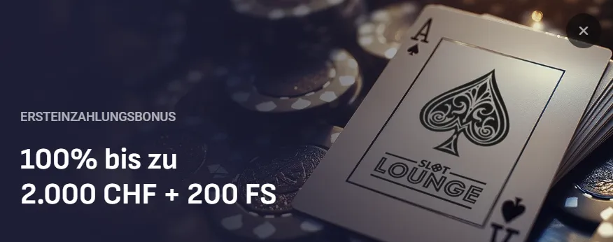 Exklusiver SlotLounge Casino Bonus und Willkommenspaket