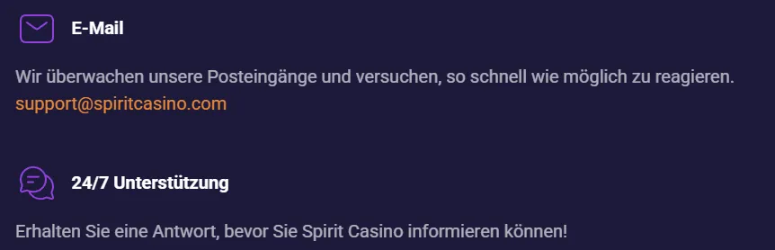 Spirit Casino Hilfezentrum: Kundensupport und FAQ für Spieler