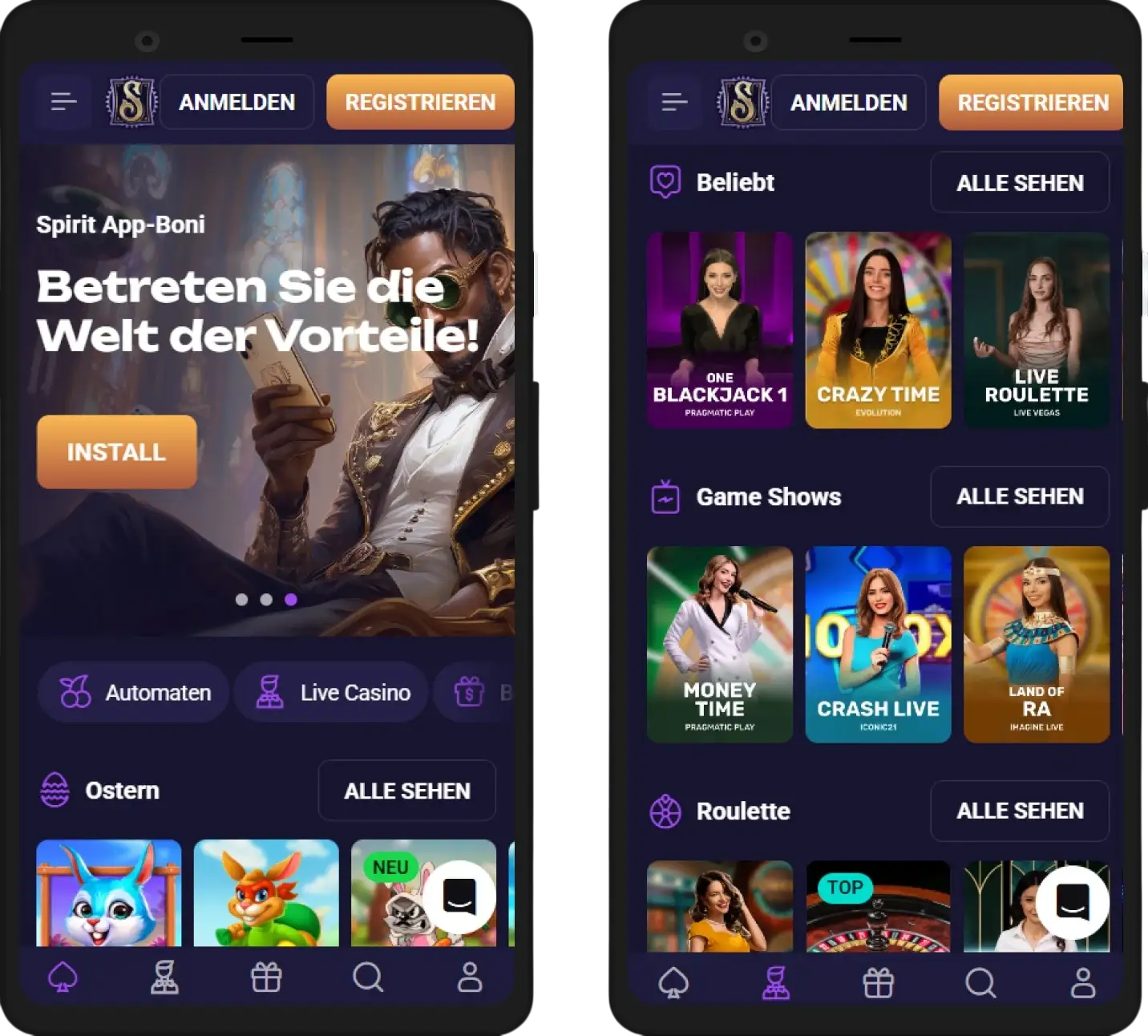 Spirit Casino Mobile App – Optimierte Web-Version für Smartphones